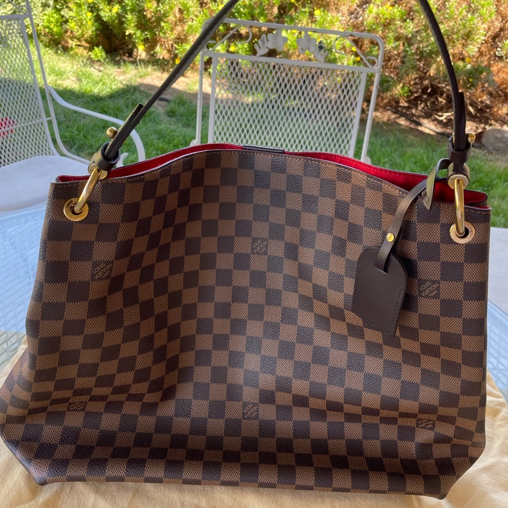 Authentic Louis Vuitton Damier Ebene Graceful